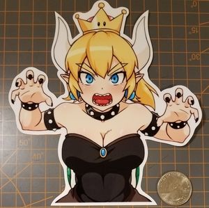 Bowsette Sticker Mario Bros